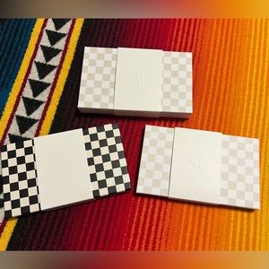 Seint palette size 8 Blanc Damier tan and white checkered NWT